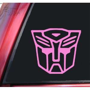  Transformers Autobot Style #2 Vinyl Decal Sticker   Pink 