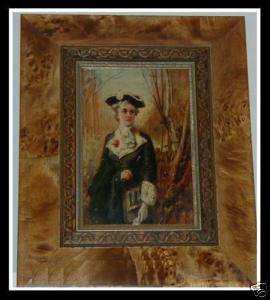 Antique British Portrait Oil Painting Laslett John Pott  