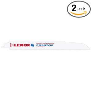LENOX 20597 960R 9 10 Tooth Fire & Rescue Reciprocating Saw Blade   2 