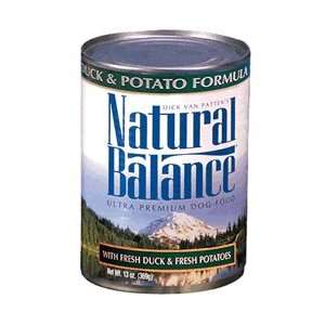  Natural Balance Duck and Potato Formula Canned Dog Food 12 