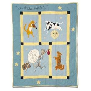 Applique II Theme Childrens bedding Hey Diddle Diddle Quilt Twin 65 