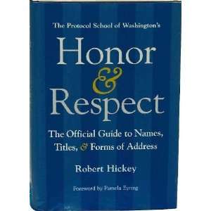   Names, Titles, and Forms of Address [Hardcover] Robert Hickey Books