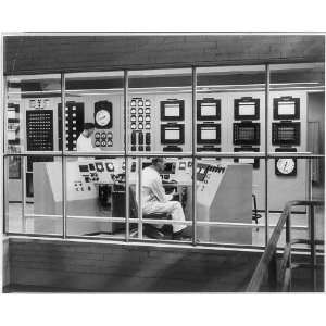   Control room,nuclear reactor,Brookhaven Laboratory,NY