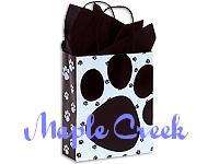 PAW PRINT Gloss Paper Gift Bags Set of 10 GREAT PRICE  