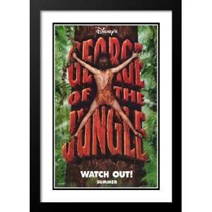  George of the Jungle 32x45 Framed and Double Matted Movie 