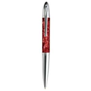  Pierre Belvedere Executive Ballpoint Pen, Red/Chrome 