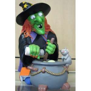 Hallmark Halloween 3 D Witch Figurine