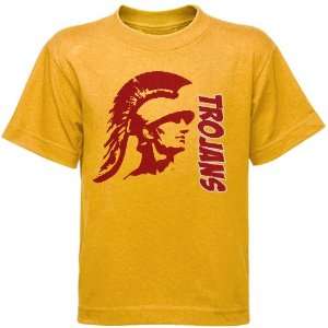  USC Trojans Preschool Gold Bronco Slub T shirt (6) Sports 