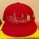 New York Yankees/NYC Skyline Red New Era Fitted Hat Cap