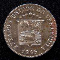 Venezuela 1945 5 Centimos Coin  