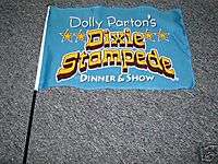 DOLLY PARTON Dixie Stampede flag country restaurant  