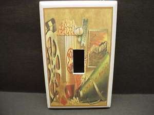 Movie Theater Room Tickets Light Switch Cover V138  