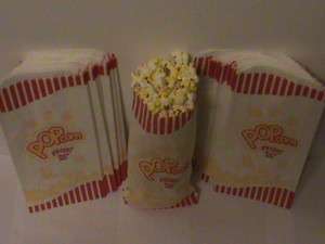 POPCORN BAGS 50 PCS 1.5 OZ OUNCE THEATER PARTY MOVIE  