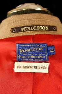  southwestern PENDLETON high grade western wear jacket coat L 42  