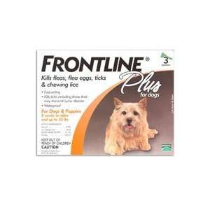  Frontline Plus for Dogs & Puppies 8weeks to 22lbs 3 