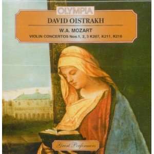  David Oistrakh, violin. Mozart. Violin concertos No. 1, 2 