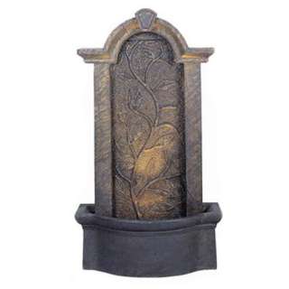 Meadow Floor Water Fountain Bronze Elegant Vine Design  
