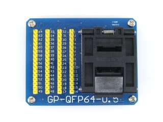 QFP64 PQFP64 TQFP64 0.5mm pitch  IC Test Socket adapter  