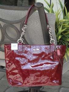 NEW COACH $328 CHELSEA PATENT LEATHER EW TOTE 18770 HOBO BAG PURSE 
