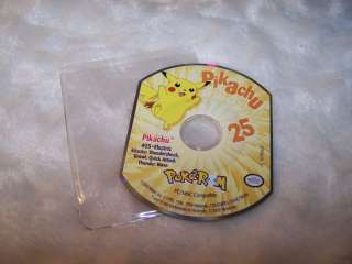 2000 PokeROM Pikachu #25 Pokemon Creature CD PC/MAC CD  