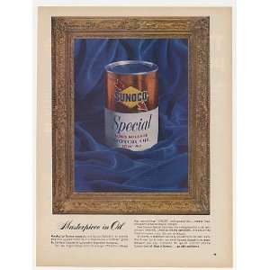  1967 Sunoco Special Motor Oil Can Masterpiece in Oil Print 