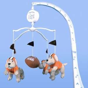  CLEVELAND BROWNS Team Mascots Plush Baby MUSICAL FOOTBALL 