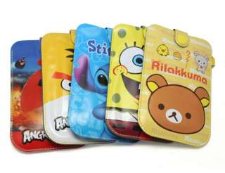 For iPhone 4 ipod touch Cartoon Pouch Bag Cute PVC Case Cover Stitch 