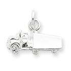 new sterling silver semi trailer travel polished charm one day