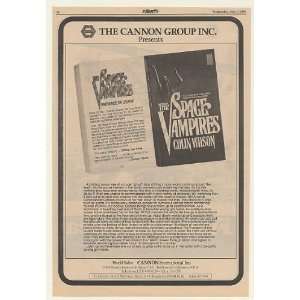  1980 The Space Vampires Movie Promo Trade Print Ad (Movie 