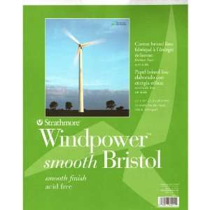 Strathmore Windpower Drawing Art Paper Smooth 100 lb 15 Sheet 11 X 14 