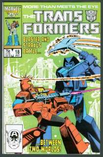 THE TRANS FORMERS 1986 COMIC BOOK #18 COMICS BOOKS  