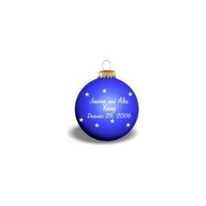  Stars Custom Christmas Glass Ball Ornament