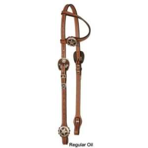  Circle Y Iron Star Floral Single Ear Headstall Lte Pet 