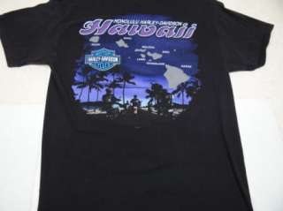HARLEY DAVIDSON t shirt HONOLULU, HAWAII L  