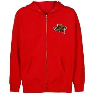  San Diego State Aztecs Youth Red Logo Applique Full Zip 
