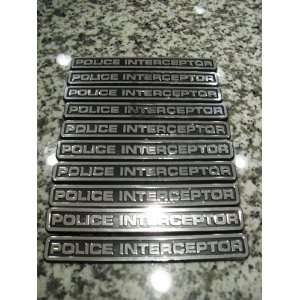   Lot of 50 Emblems Police Crown Victoria Interceptor 