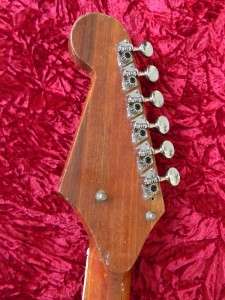 GLOBAL Japan Vintage 1968 Model EG 4010N Tremolo Guitar Natural Body 