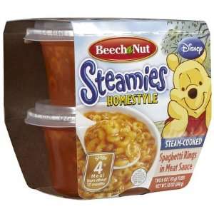 Beech Nut Lets Grow Spaghetti Rings in Meat Sauce Mini Meals Twin ct 