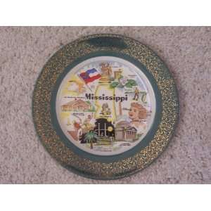  State of Mississippi Souvenir Plate