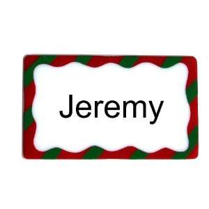  Jeremy Personalize Christmas Name Plate 