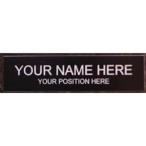  Office Desk Name Plate or Door Sign   Laser Engraved 