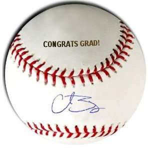  Curt Schilling Autographed Baseball   Congrats Grad 
