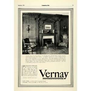  1931 Ad Vernay Old English Furniture Furnishings Georgian 