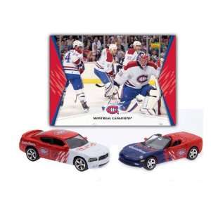 Montreal Canadiens NHL Home and Road Charger and Corvette 2 Pack with 