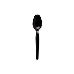  Heavy Medium Weight Black Cutlery Teaspoon (DIXTM51 