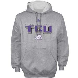  adidas Texas Christian Horned Frogs Ash Book Smart Hoody 