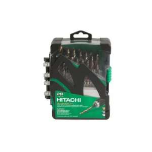   Hitachi PN728078G 29 Piece Blackgold Drill Bit Set