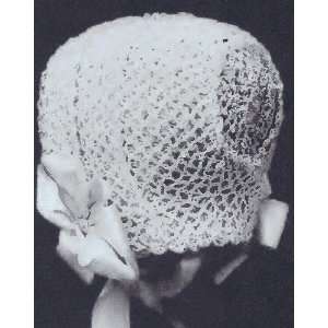  Vintage Crochet PATTERN to make   Antique Baby Hat Cap Bonnet 