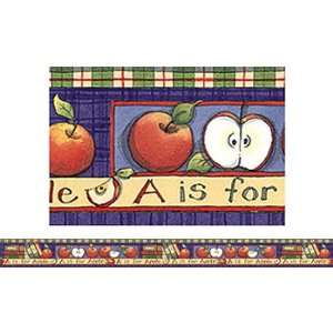   CREATED RESOURCES SW APPLES BORDER TRIM STRAIGHT 