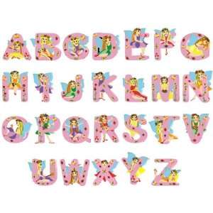  Fairy Wooden Painted Alphabet Letters for Kids Learn to 